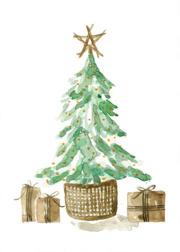 Mini Carte De Noël - Ingrid