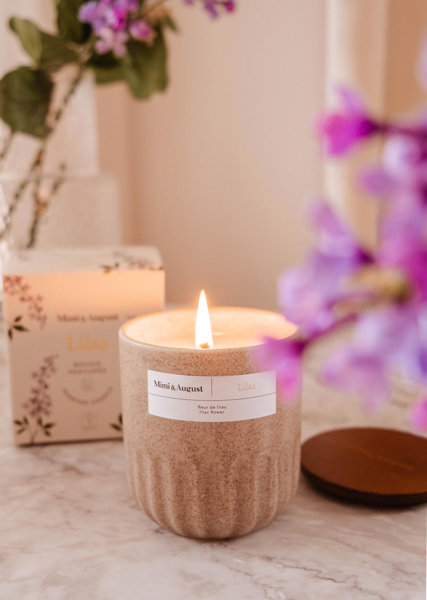 Bougie De Soya - Lilas