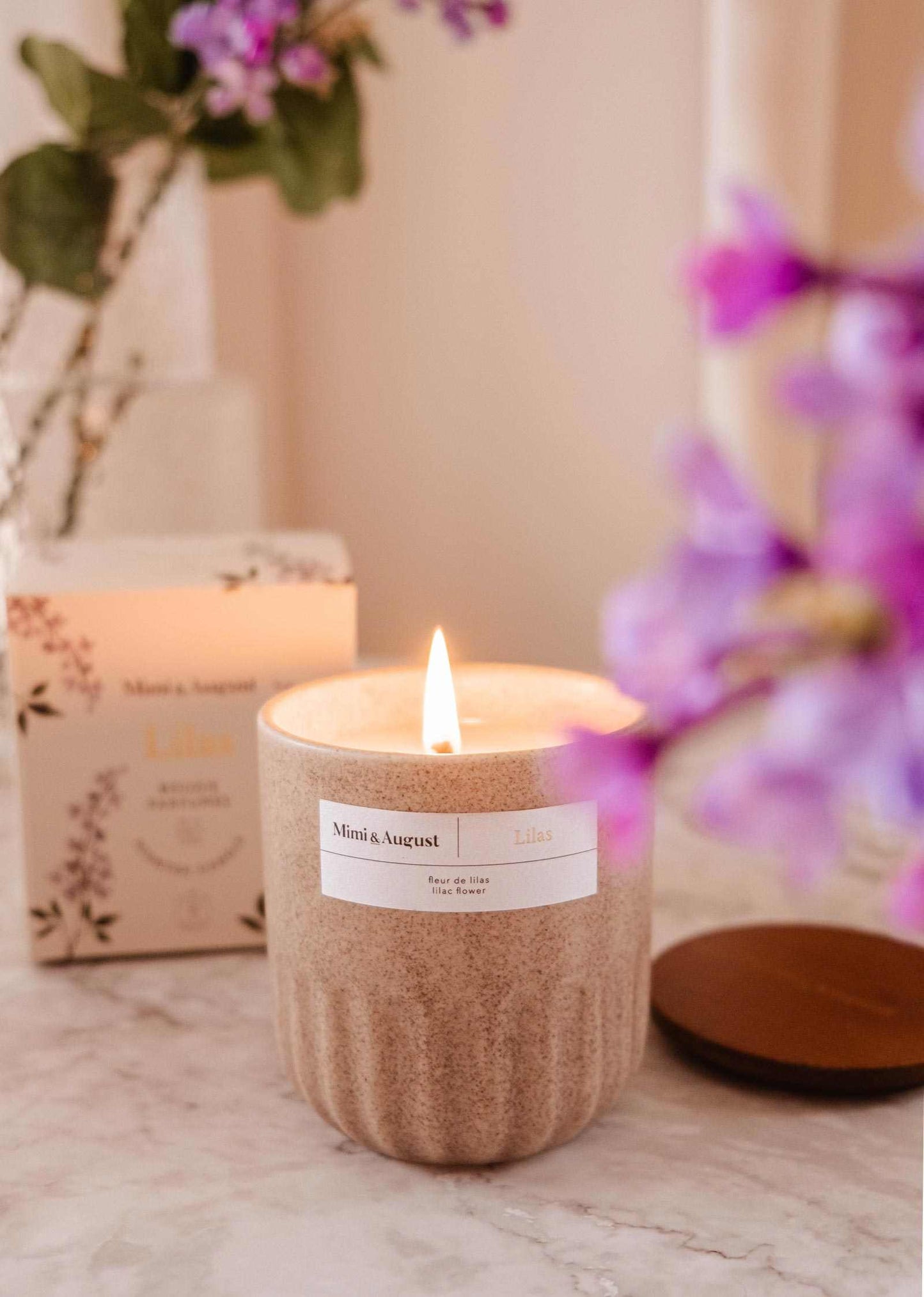 Bougie De Soya - Lilas