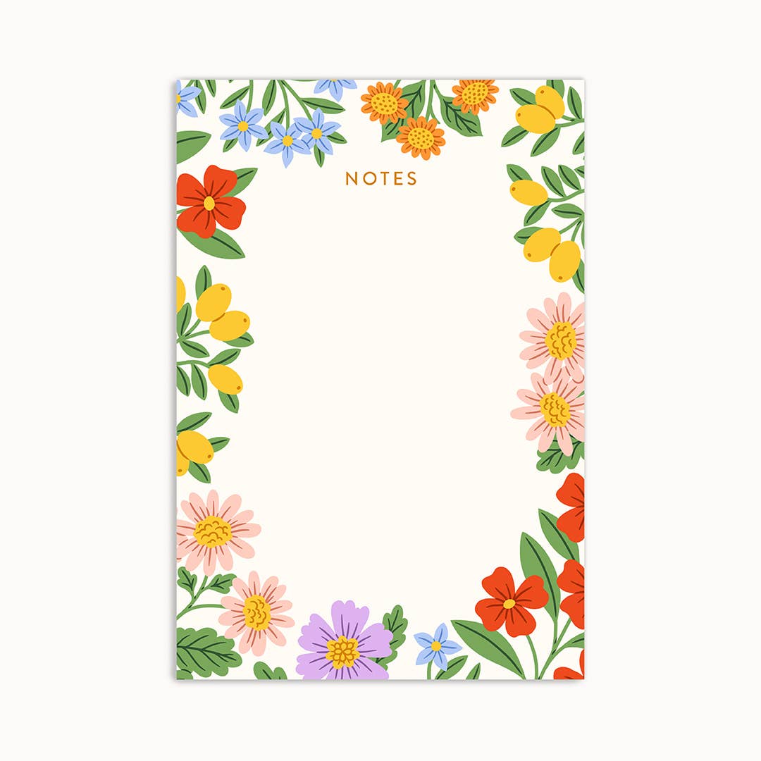 Bloc-notes - Notes Florales