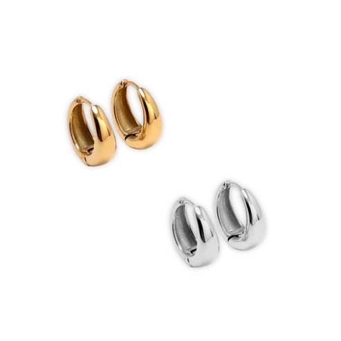 Boucles D'oreilles - Anneaux Parfaits - Argent