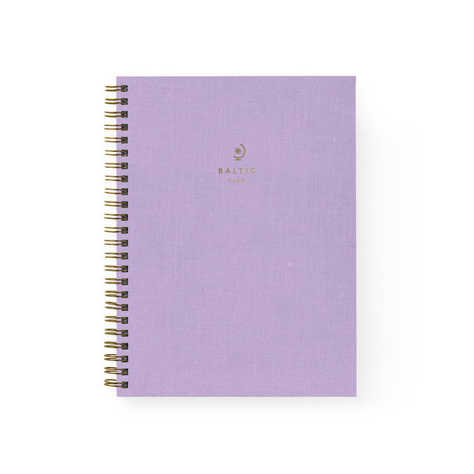 Cahier De Notes À Spirales - Lilas