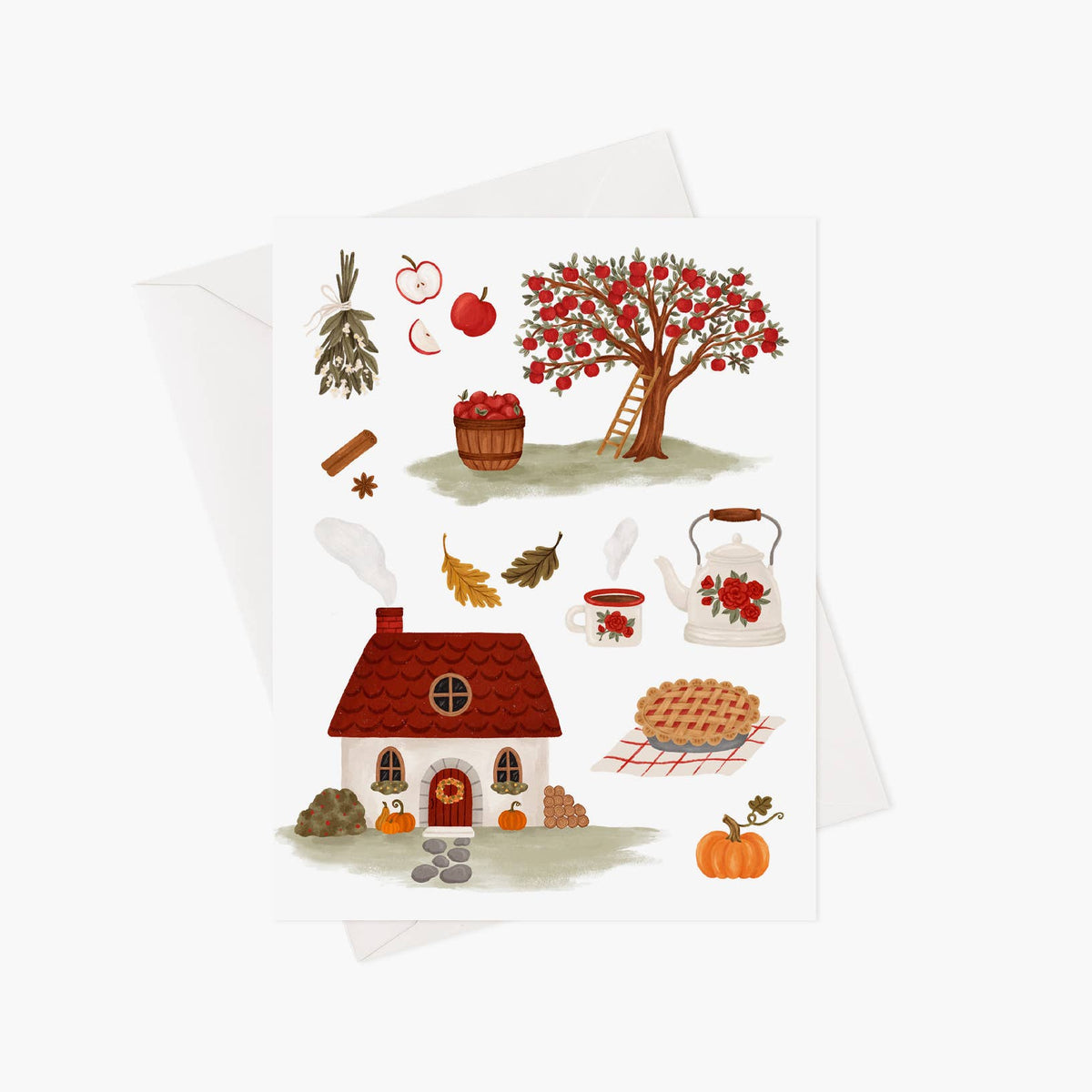 Carte De Souhait - Automne Cozy