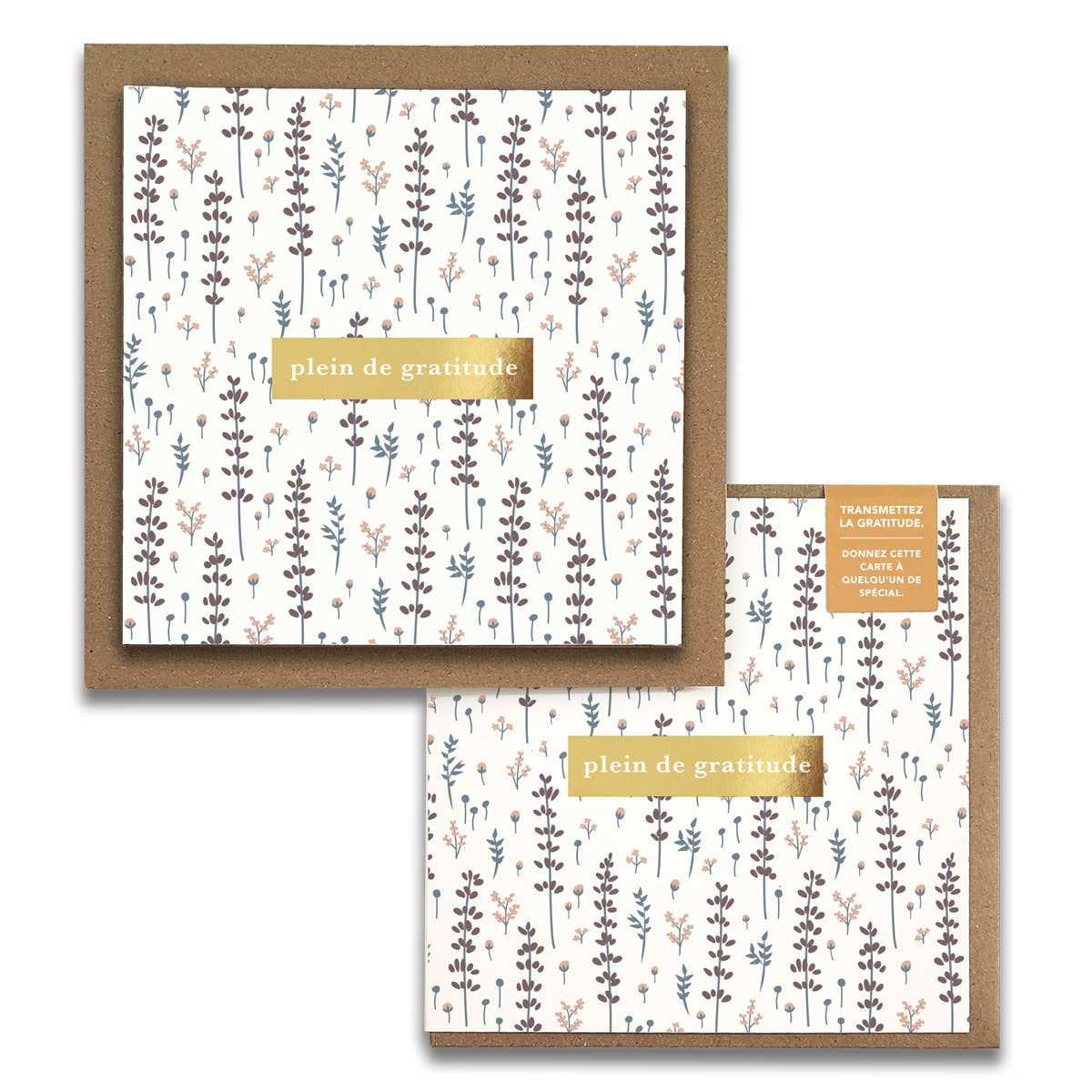 Carte De Souhait - Petites Fleurs