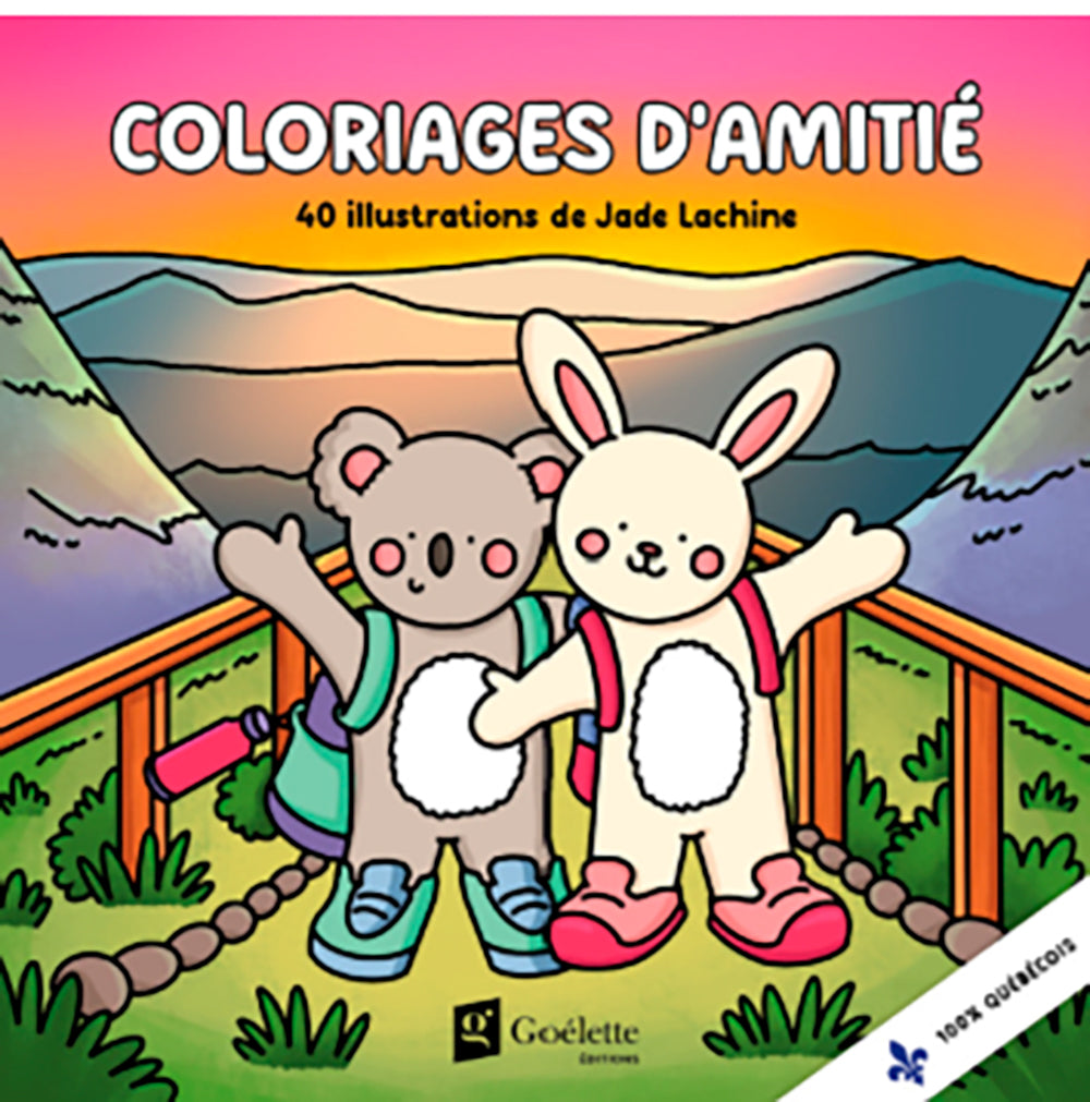 Cahier À Colorier - Amitiés