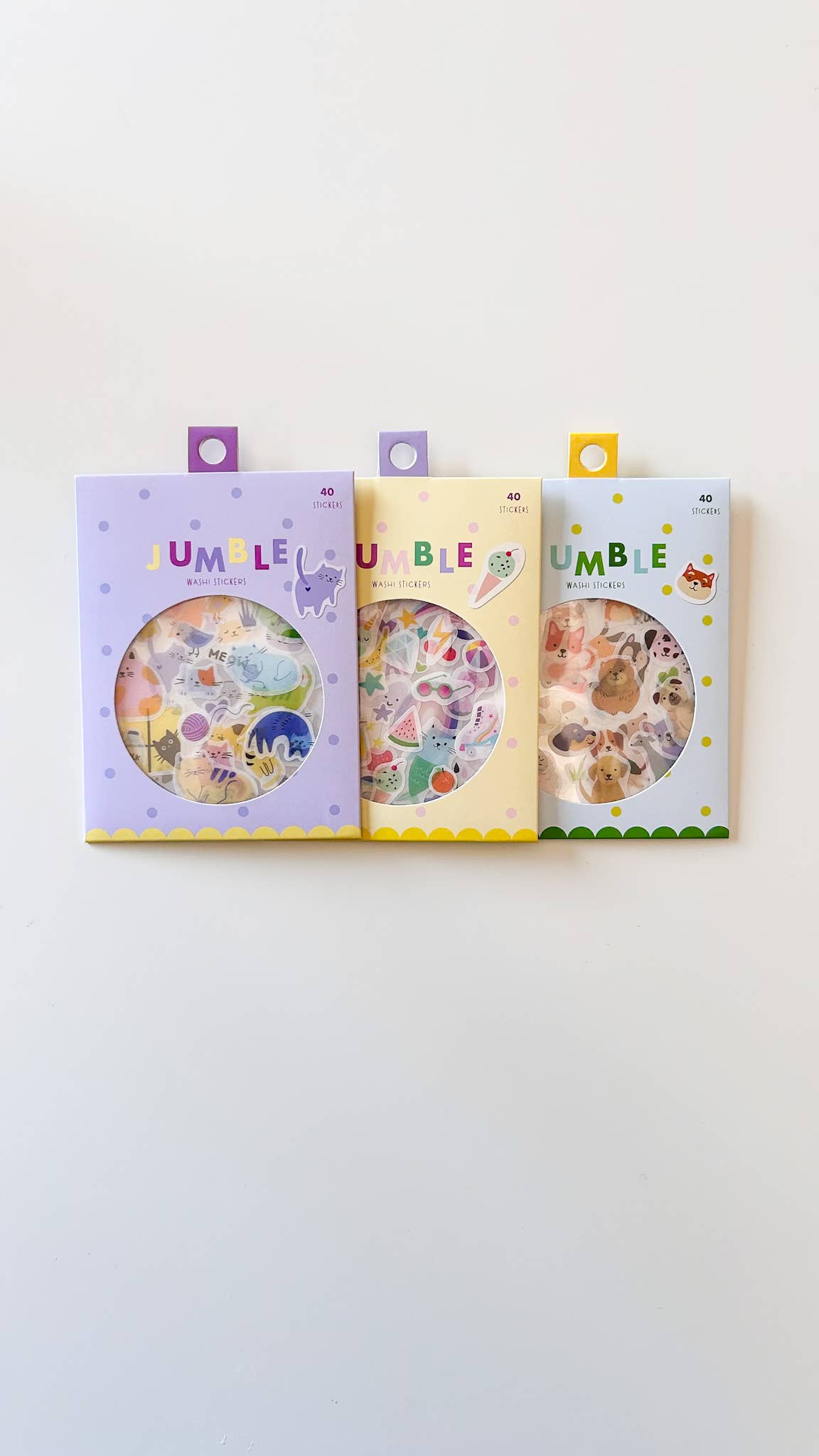 Autocollants Washi - Chien