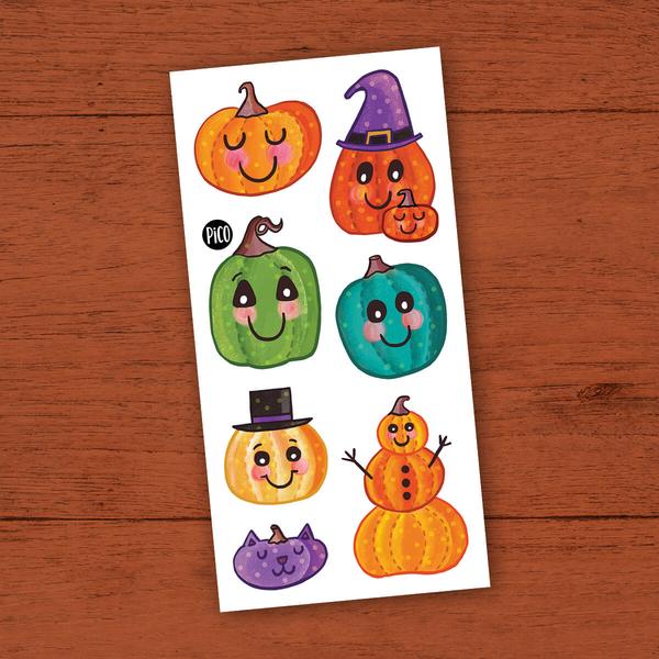 Tatouages Temporaires - Les Citrouilles