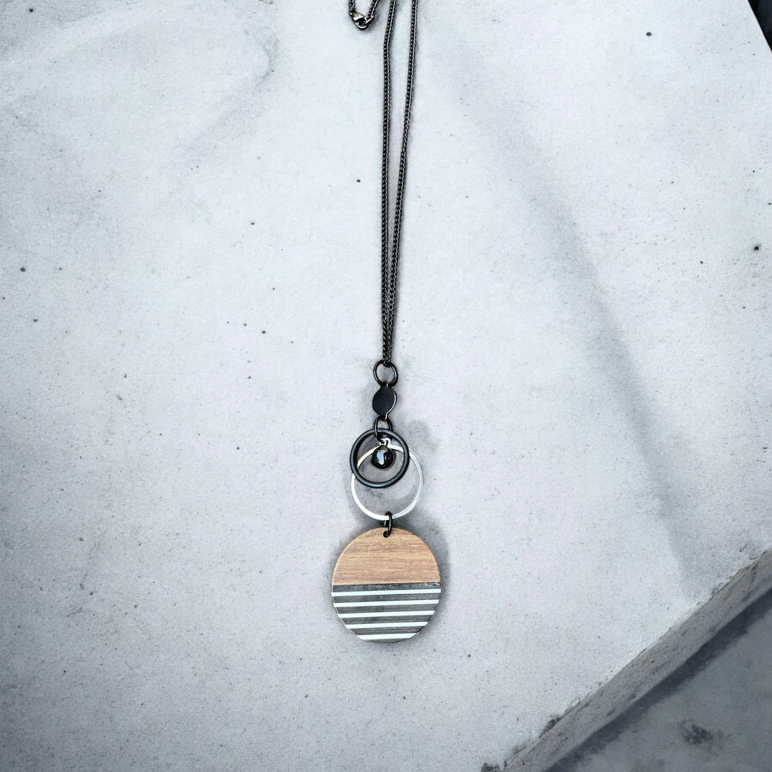 Collier - Bois Rayé