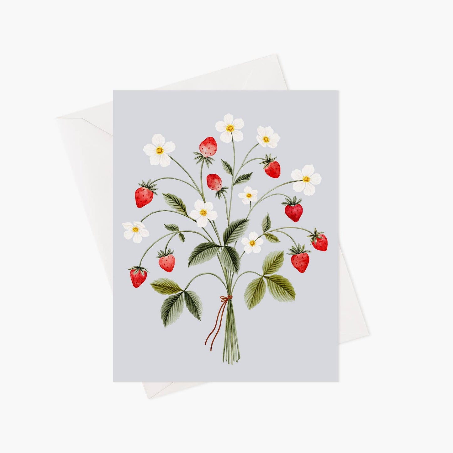 Carte De Souhait - Fraises Bleues