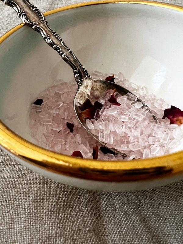 Sel De Bain - Pivoine & Feuille D’olivier