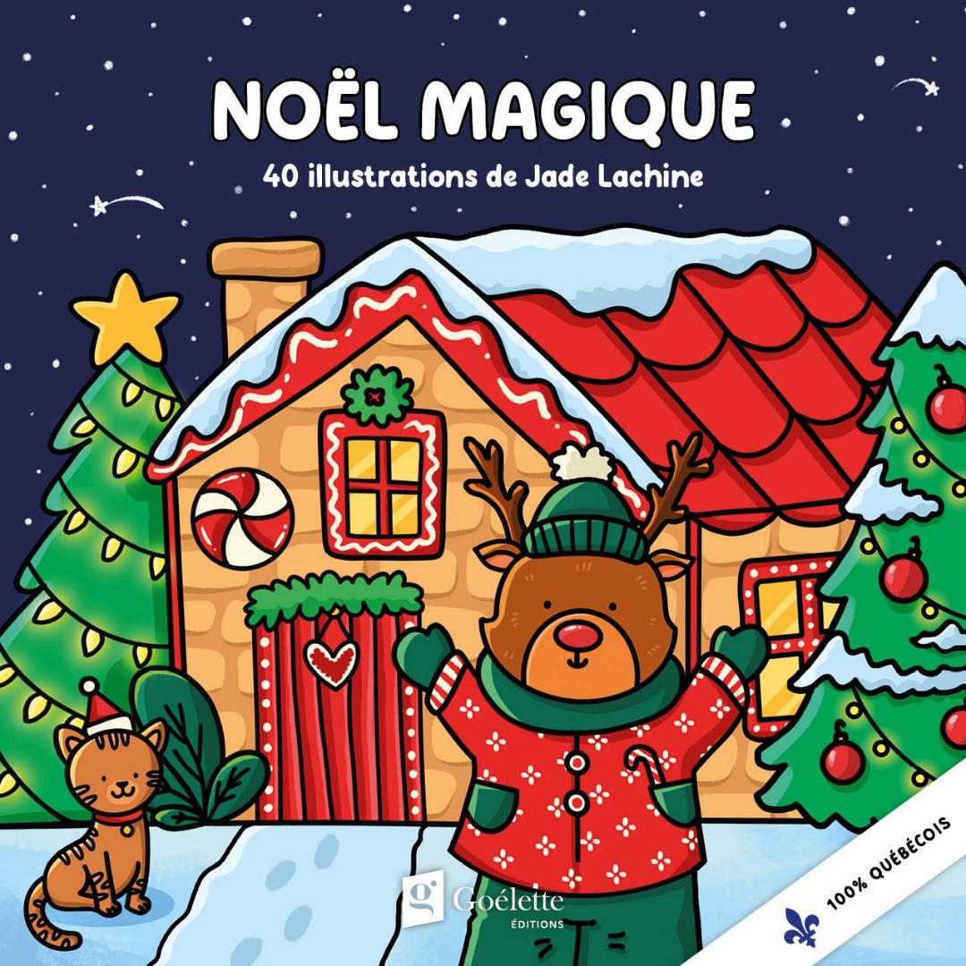 Cahier À Colorier - Noël Magique