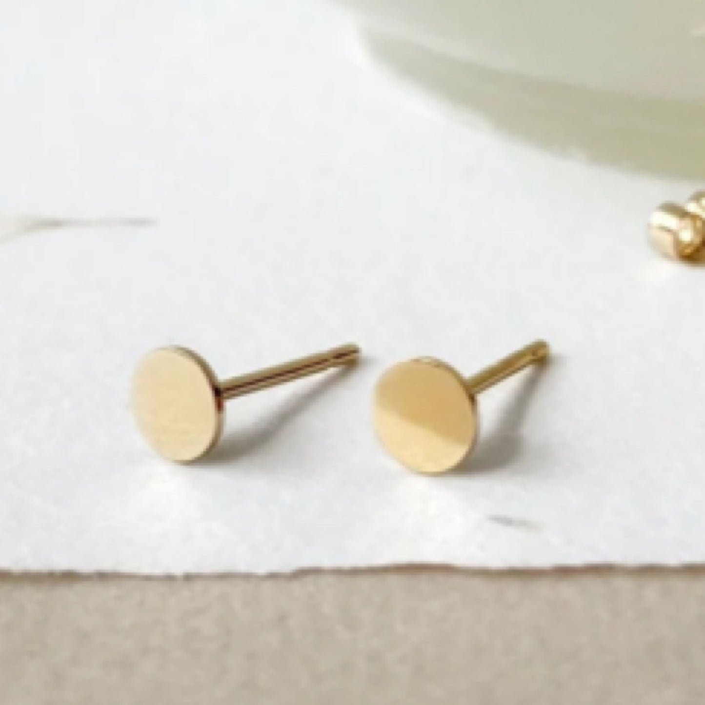 BO Mini Cercles Plats - Or