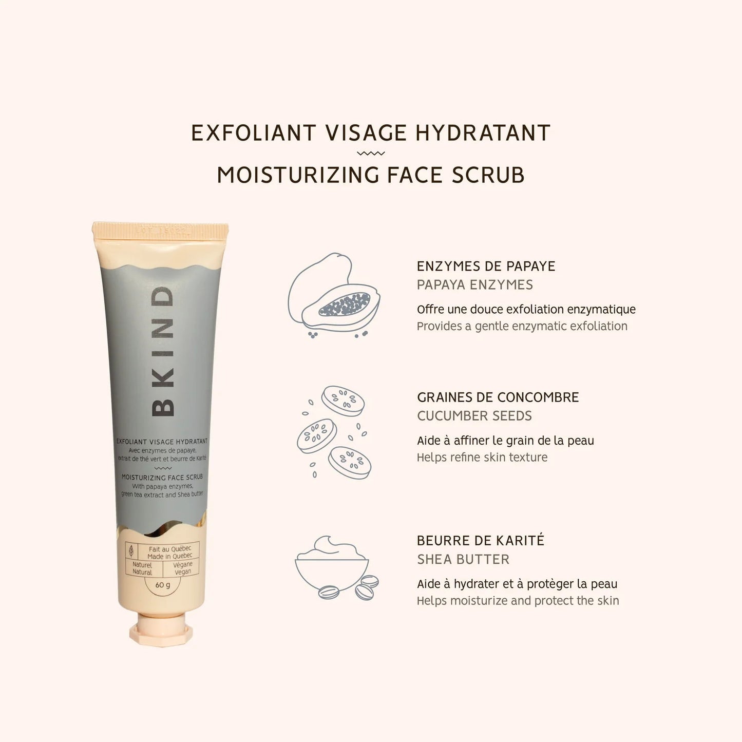 Exfoliant Visage - Hydratant