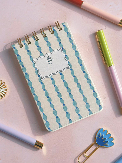 Pad De Notes - Beige & Bleu