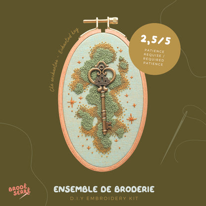 Kit De Broderie D.I.Y - Clé Enchantée