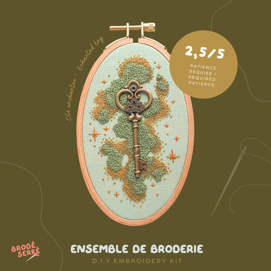 Kit De Broderie D.I.Y - Clé Enchantée