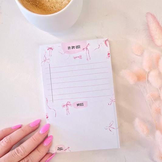 Bloc-notes - Boucles Roses