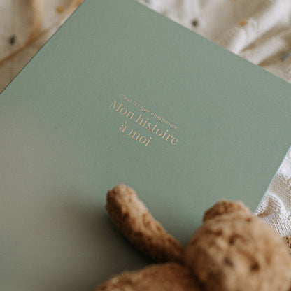 Livre De Bébé - Sauge & Or