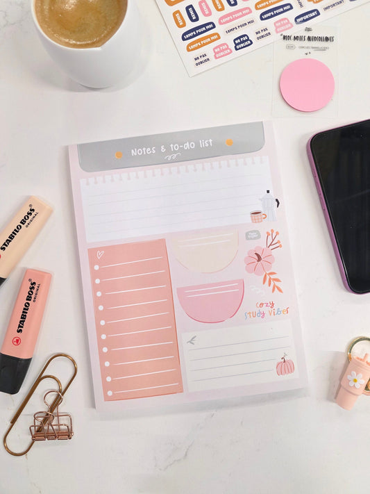Bloc-Notes - Cozy Vibes