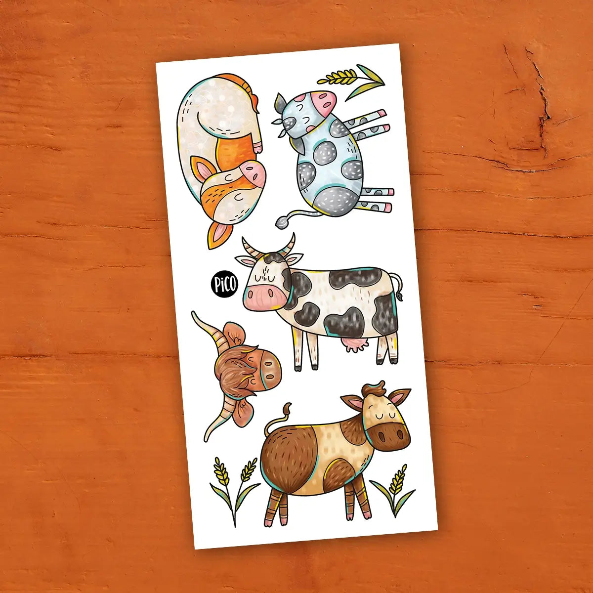 Tatouages Temporaires - Les Vaches