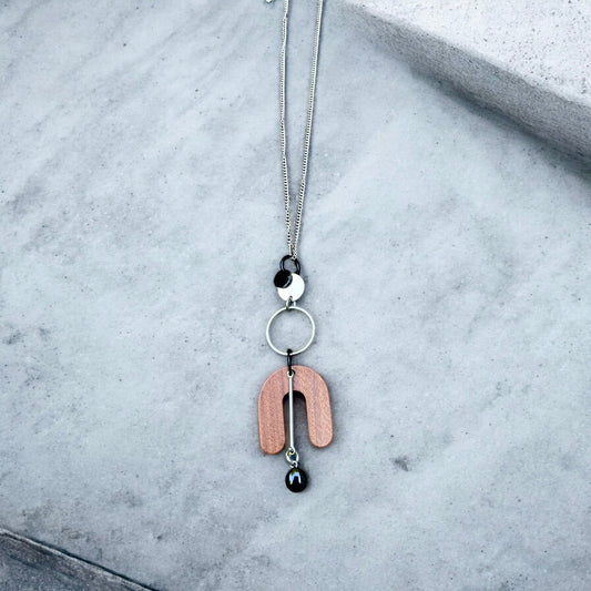 Collier - Inox & Bois