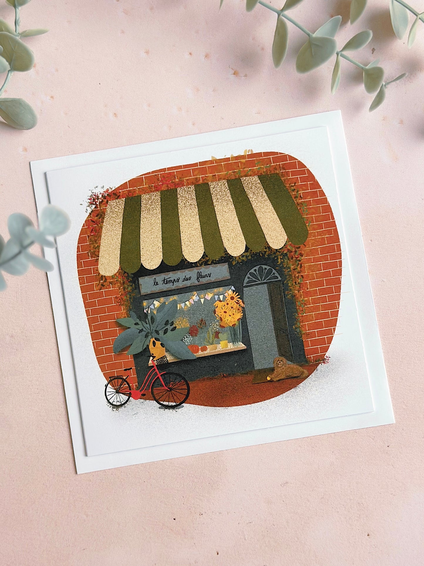 Carte De Souhait - Le Temps Des Fleurs