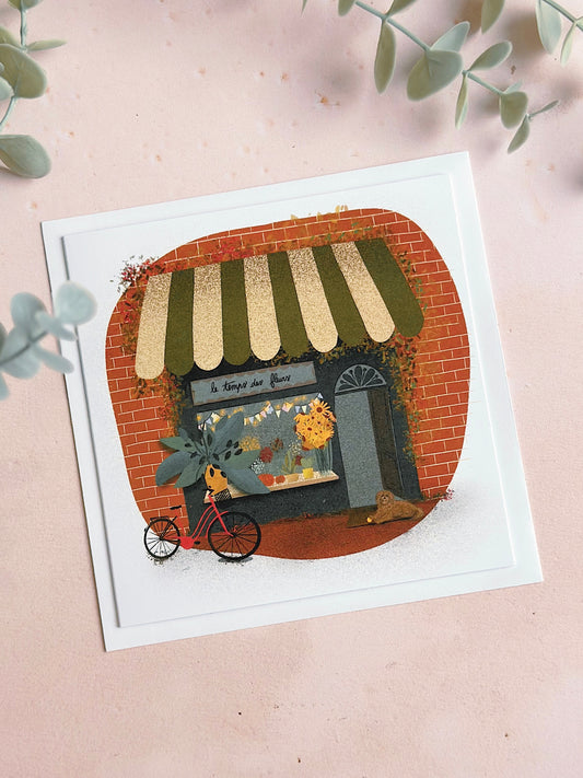 Carte De Souhait - Le Temps Des Fleurs