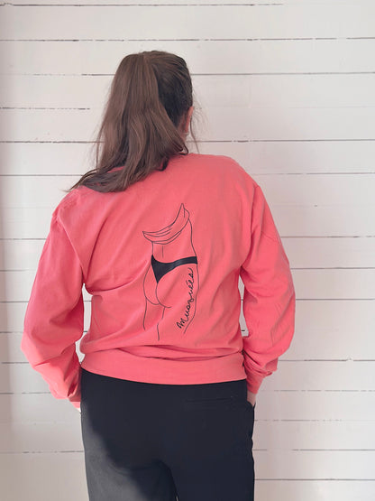 Long Sleeve Fesses - Rose