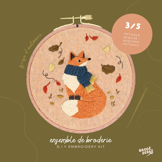 Kit De Broderie D.I.Y. - Brise D’Automne