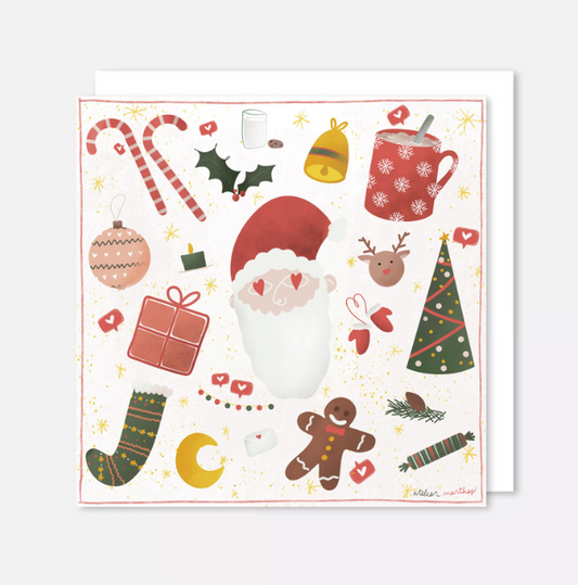 Carte De Noël - Temps Des Fêtes