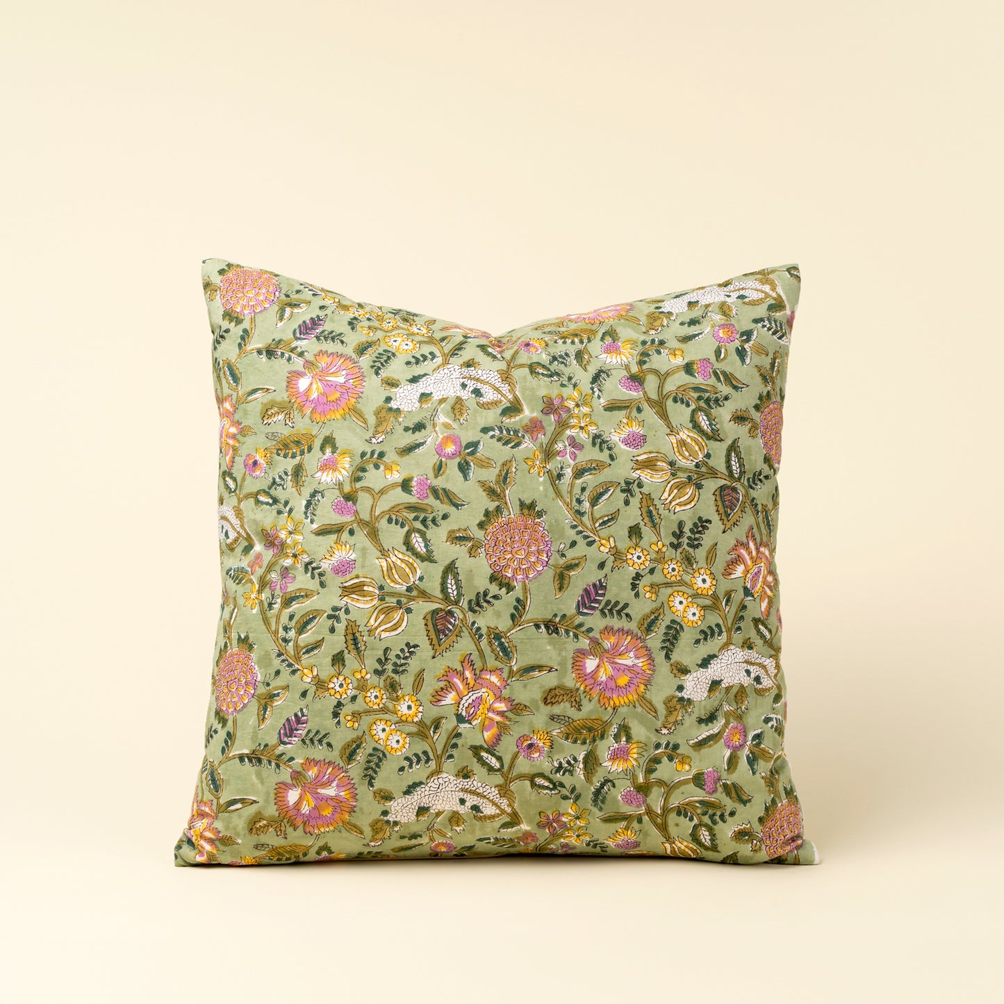 Coussin - Floral Vert