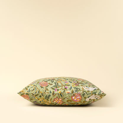 Coussin - Floral Vert