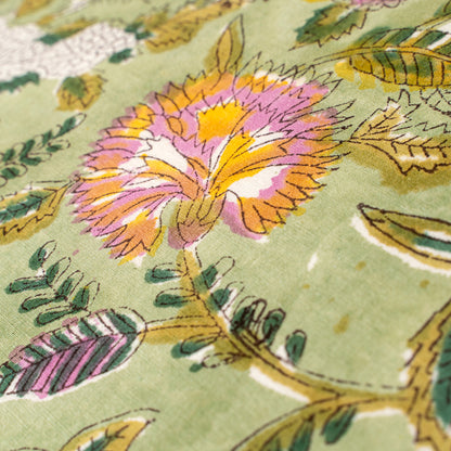 Coussin - Floral Vert