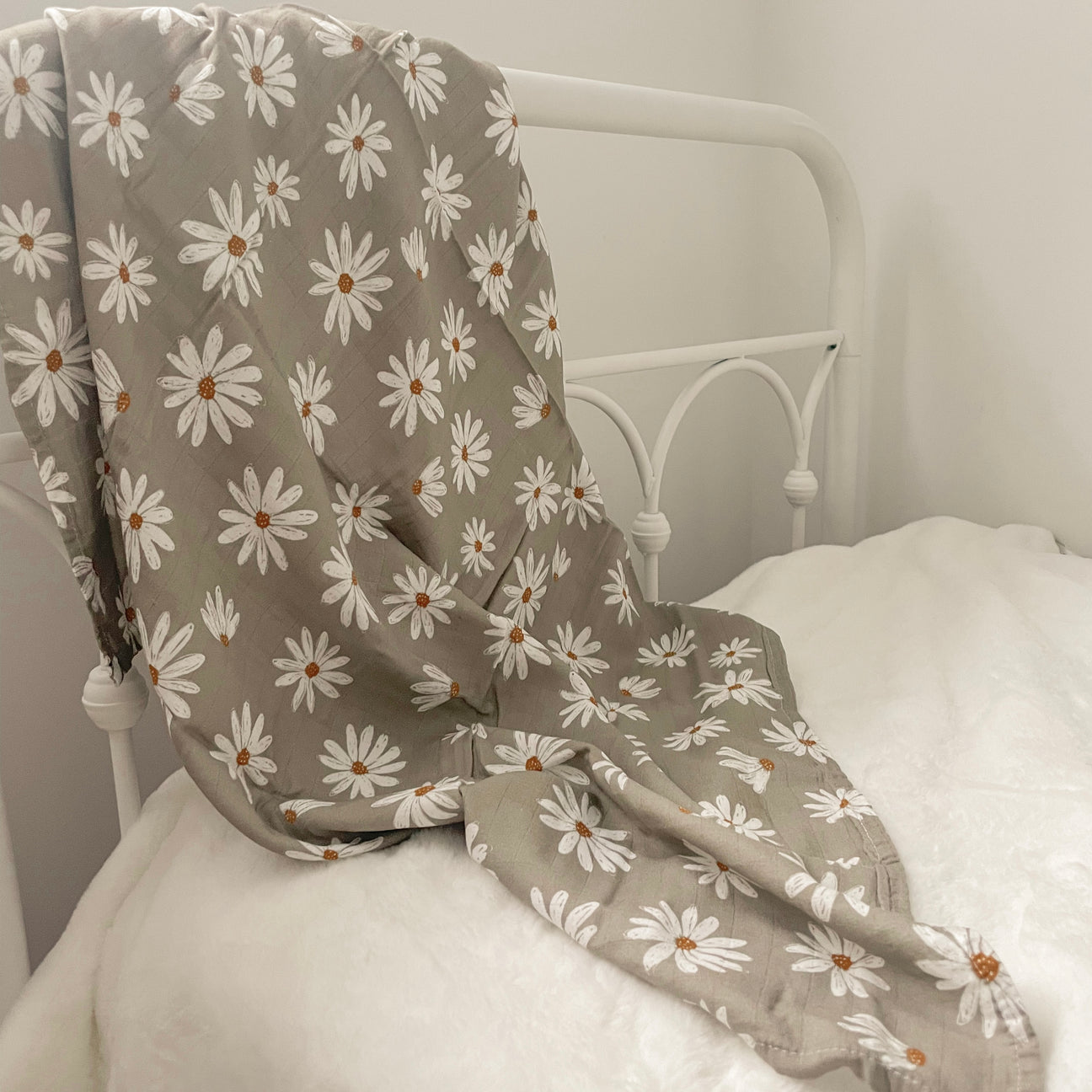 Mousseline De Bambou - Fleurs Sauge