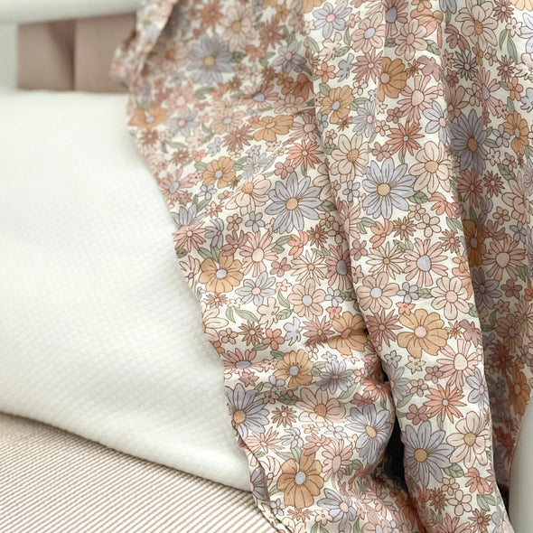 Mousseline De Bambou - Fleurs Rétros