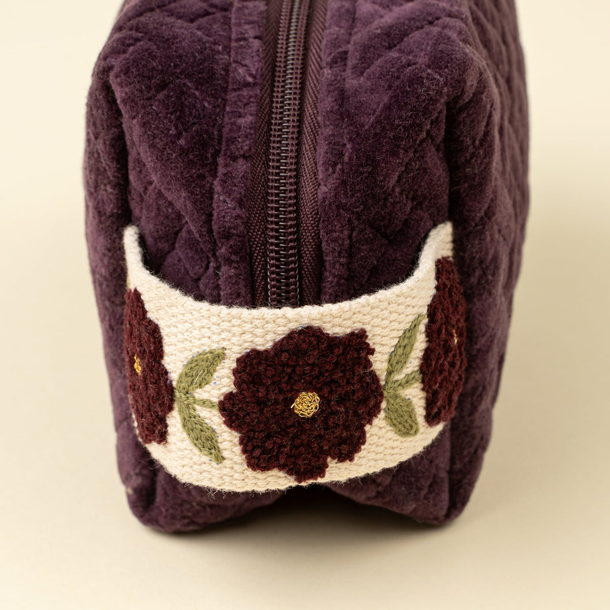 Trousse En Velour - Sangria