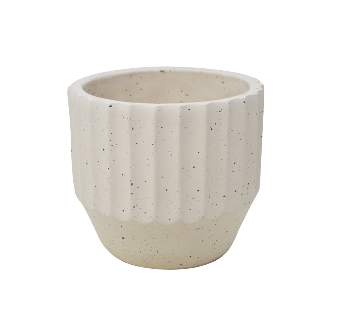 Cache-pot - Vagues Crème