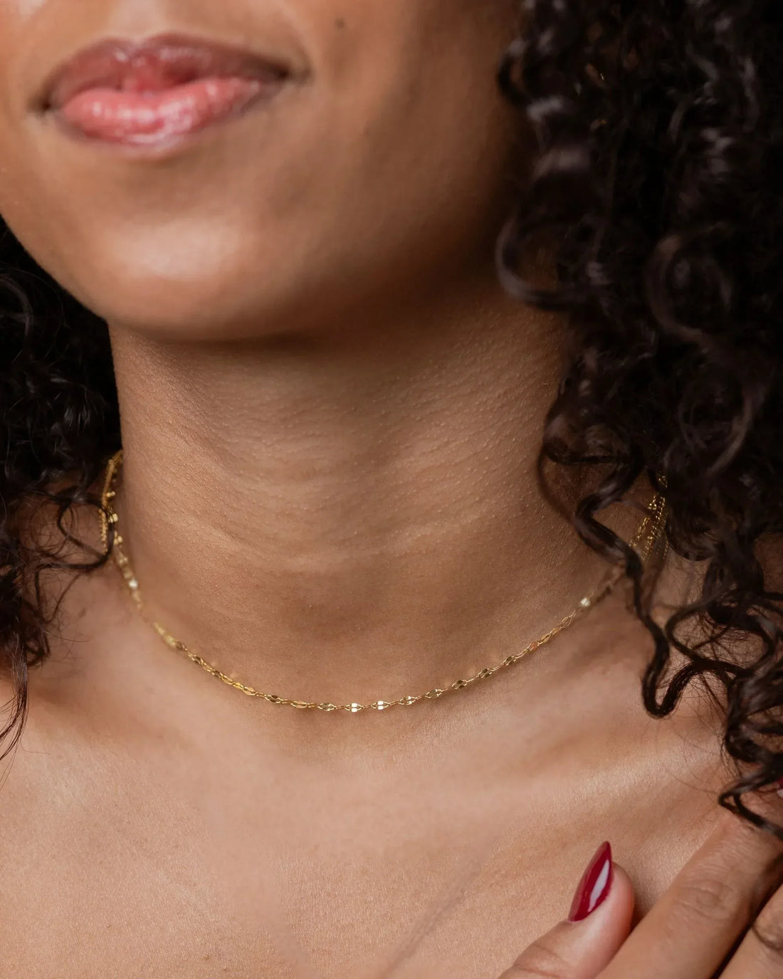 Chaîne - Camélia - Argent