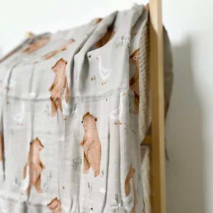 Mousseline De Bambou - Ours & Oies