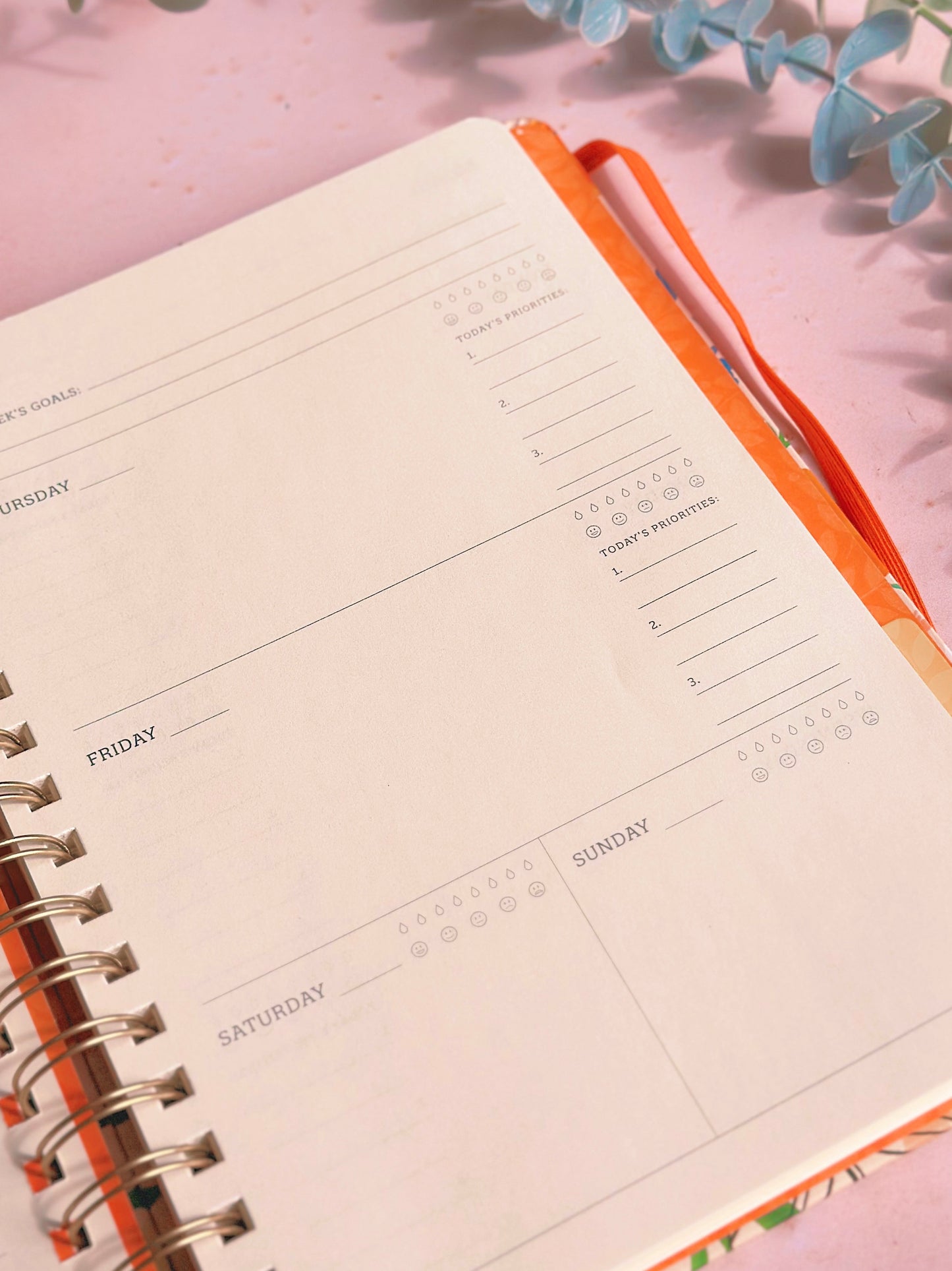 Agenda Non-daté - Fleurs Rétro