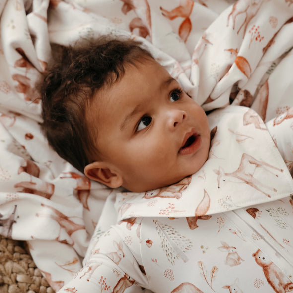 Mousseline De Bambou - Animaux De La Forêt