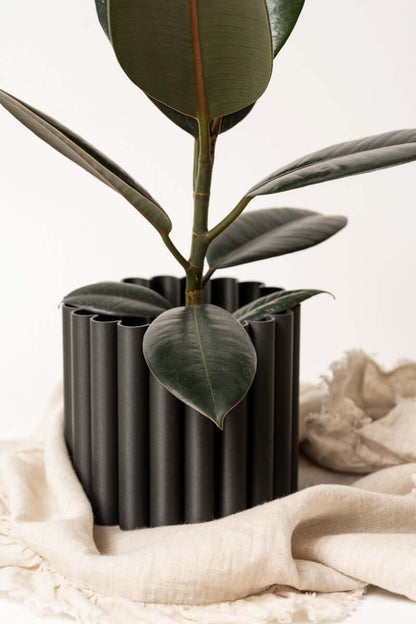Cache-Pot - Le Fleuri - Blanc - 5″