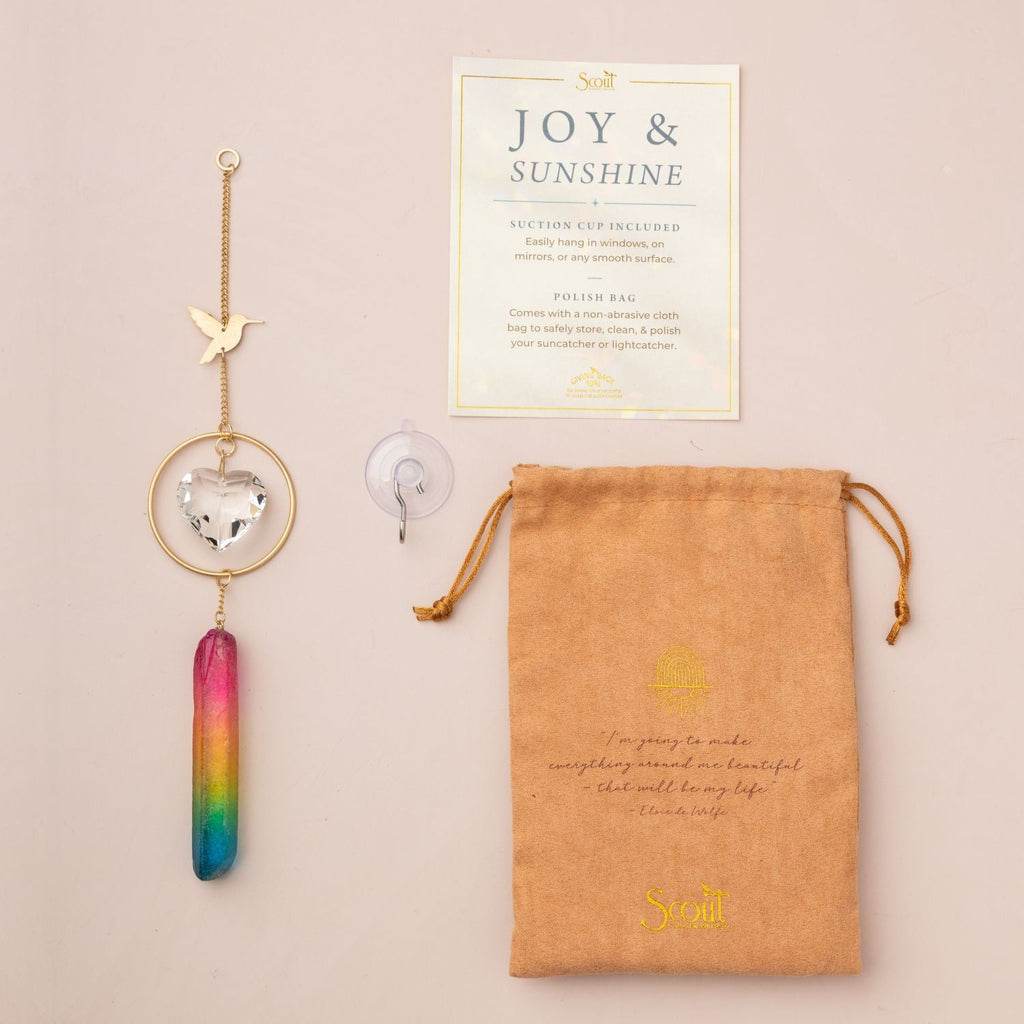 Suncatcher - Colibri & Pierre Arc-en-ciel