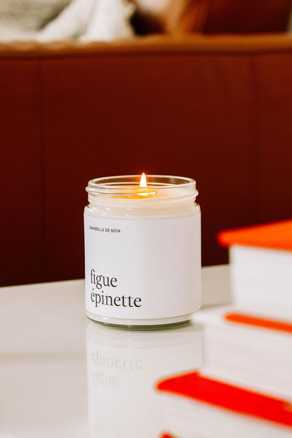 Bougie De Soya - Figue Épinette