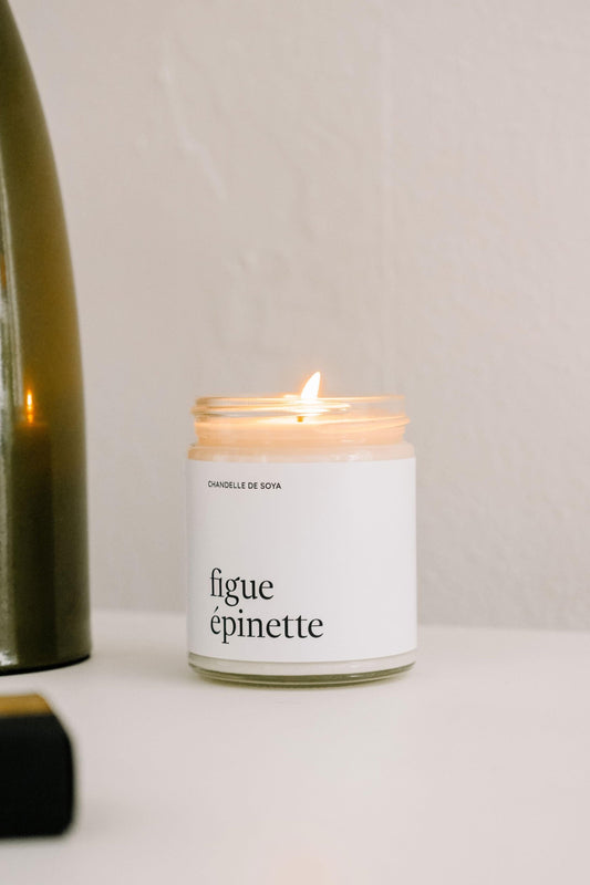Bougie De Soya - Figue Épinette