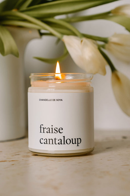 Bougie De Soya - Fraise Cantaloup