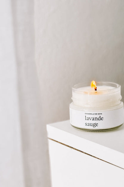 Bougie De Soya - Lavande Sauge