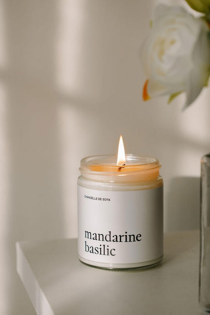 Bougie De Soya - Mandarine Basilic