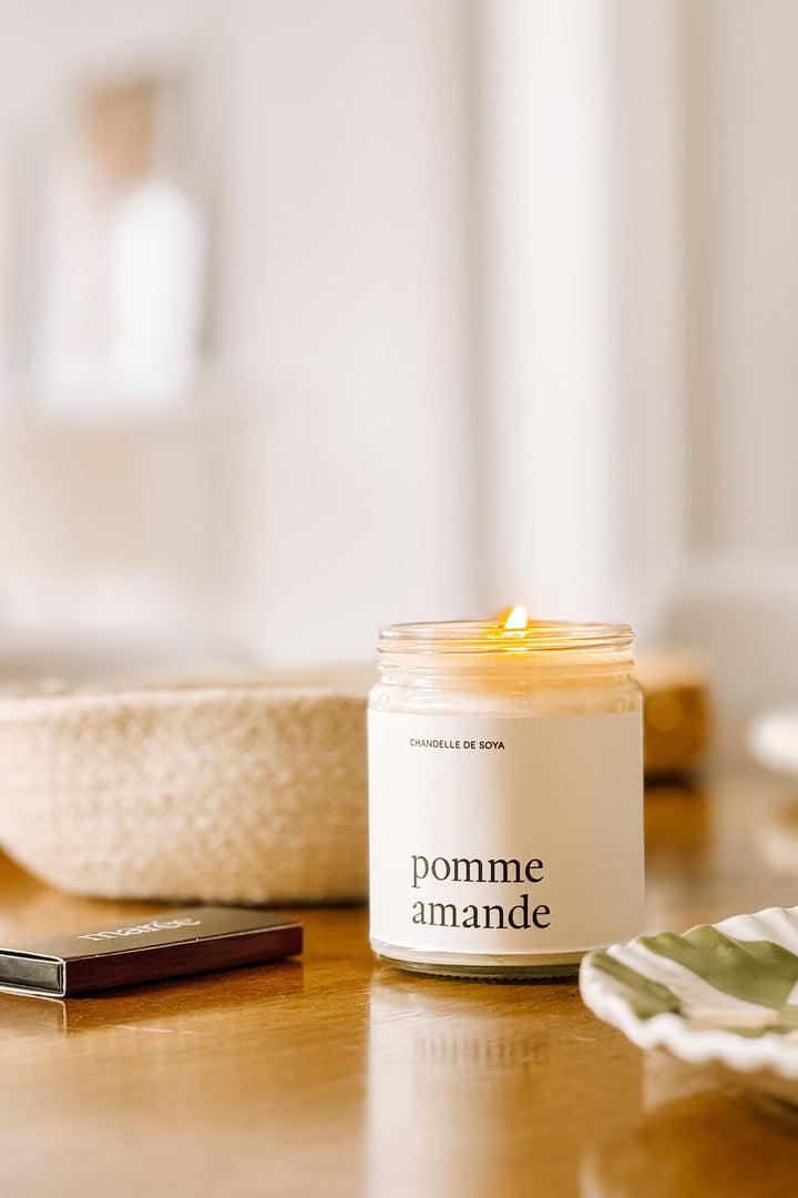 Bougie De Soya - Pomme Amande