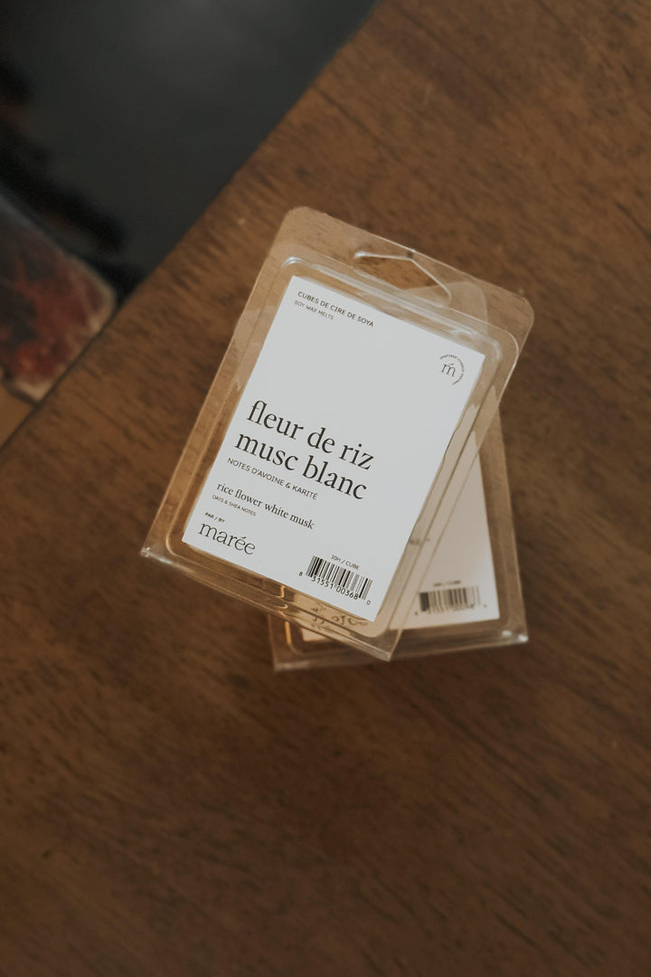 Pastilles De Cire - Fleur De Riz & Musc Blanc